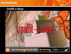 GRAFFIT-E-NOSE invented by Graham Bell and Brynn Hibbert